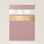 Mauve in the night marble Stationery Card Gallery Image 2
