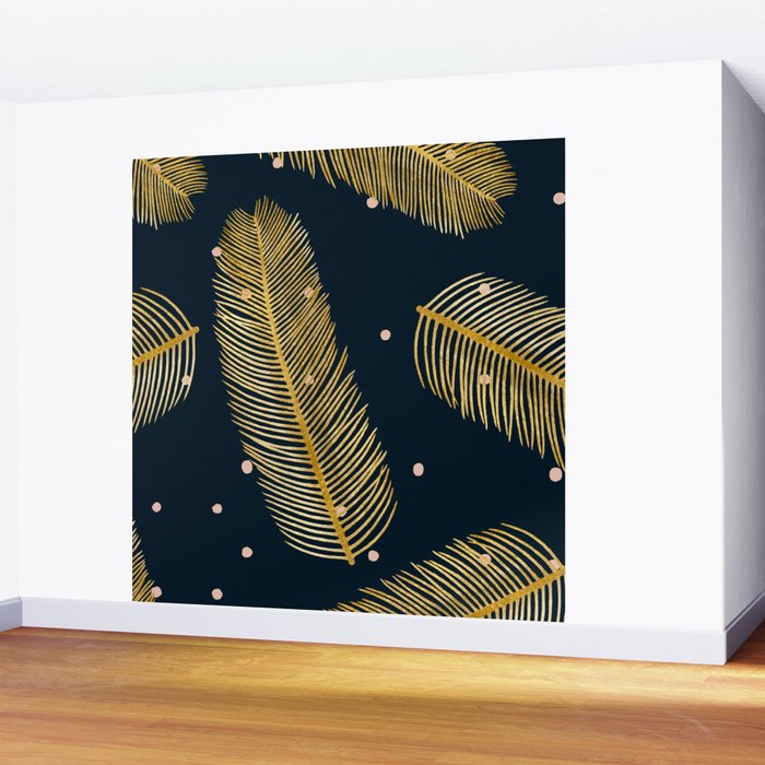 Palmy Night Wall Mural Gallery Image 2