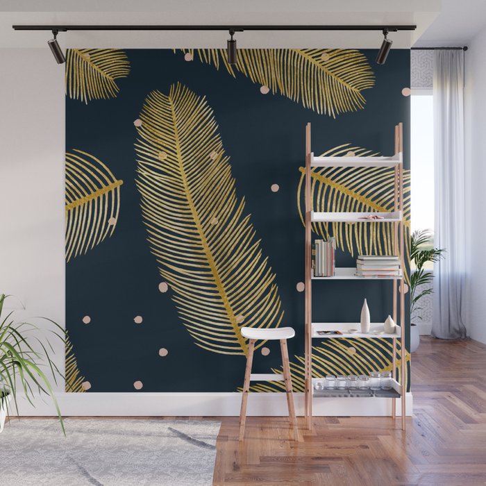 Palmy Night Wall Mural Gallery Image 1