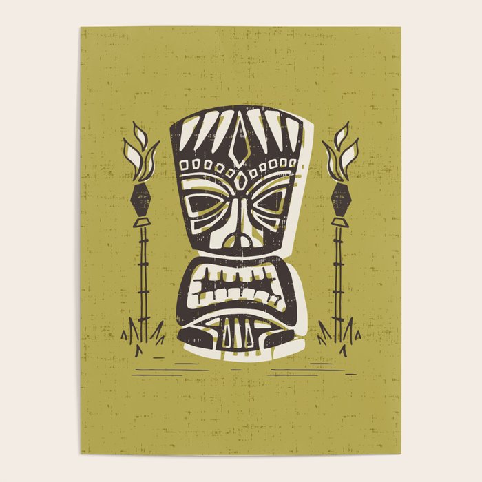 Tropical Tiki Green Poster Gallery Image 4