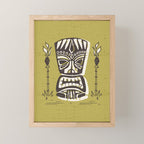 Tropical Tiki Green Mini Art Print Gallery Image 1