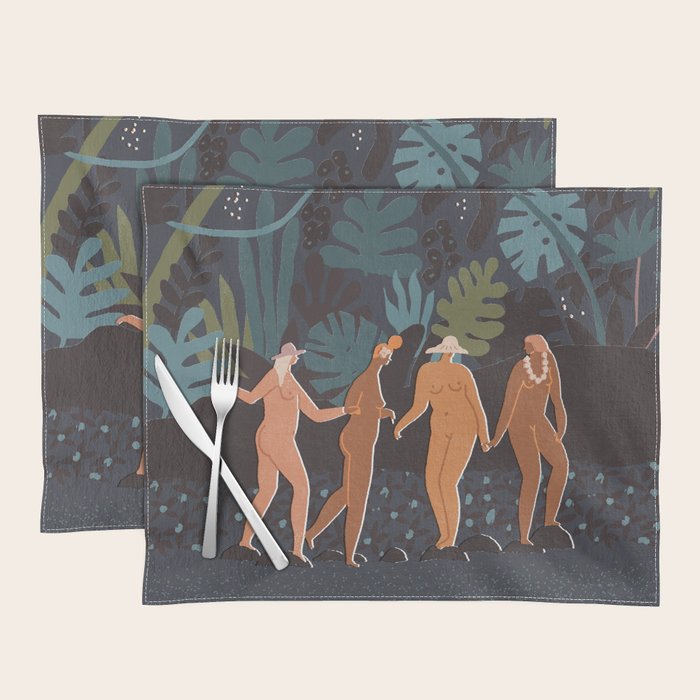 Midnight walk Placemat Gallery Image 1