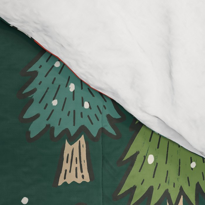 Seasons Greetings - Camping Christmas Comforter Gallery Image 4