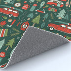 Seasons Greetings - Camping Christmas Rug Gallery Image 4