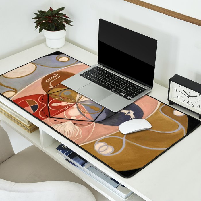 Hilma af Klint "Evolution, No. 14, Group VI" Desk Mat Gallery Image 2