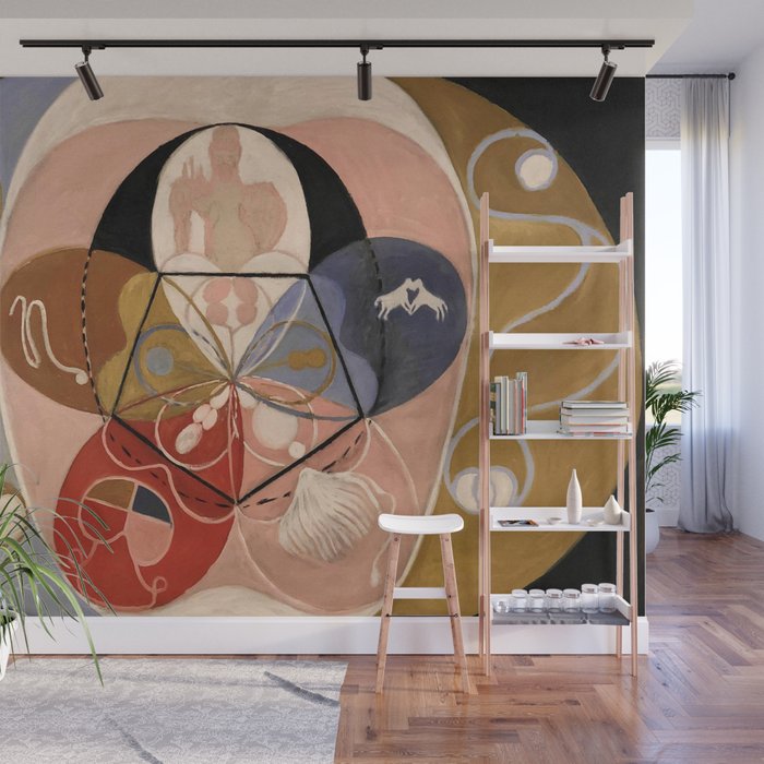 Hilma af Klint "Evolution, No. 14, Group VI" Wall Mural Gallery Image 1