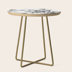 The Edge Of Grace Expressive Line Art Portrait Side Table Gallery Image 1