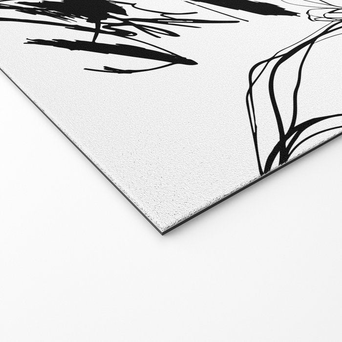 The Edge Of Grace Expressive Line Art Portrait Welcome Mat Gallery Image 2