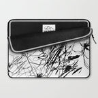 The Edge Of Grace Expressive Line Art Portrait Laptop Sleeve Gallery Image 2