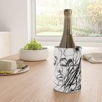 The Edge Of Grace Expressive Line Art Portrait Wine Chiller Gallery Image 4