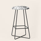 The Edge Of Grace Expressive Line Art Portrait Stool Gallery Image 1