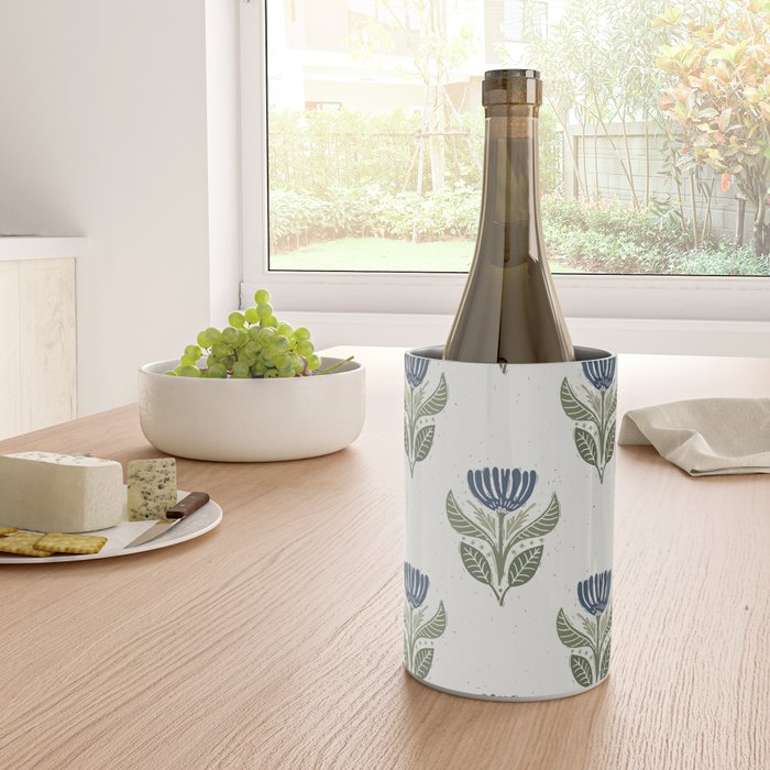 Stamped Floral Wine Chiller Gallery Image 4