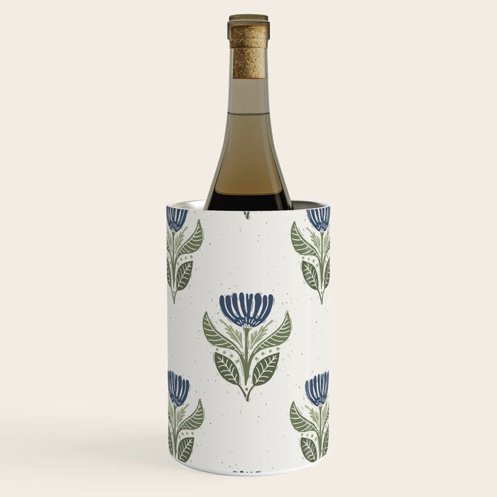 Stamped Floral Wine Chiller Gallery Image 1