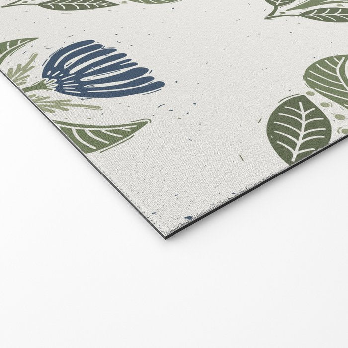 Stamped Floral Welcome Mat Gallery Image 2