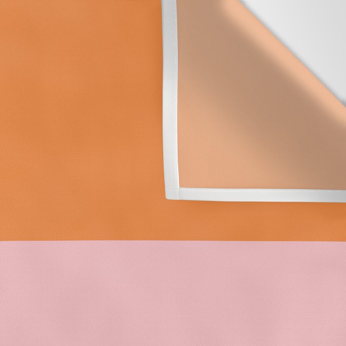 Color Block Striped Solid Orange Pink Light Blue Wall Tapestry Gallery Image 3