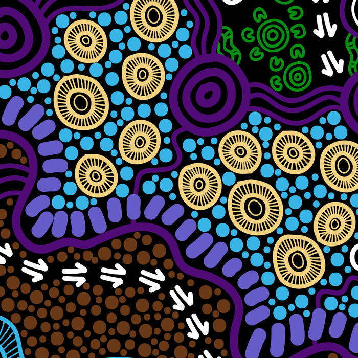 Authentic Aboriginal Art - Untitled Coffee Mug Gallery Image 2