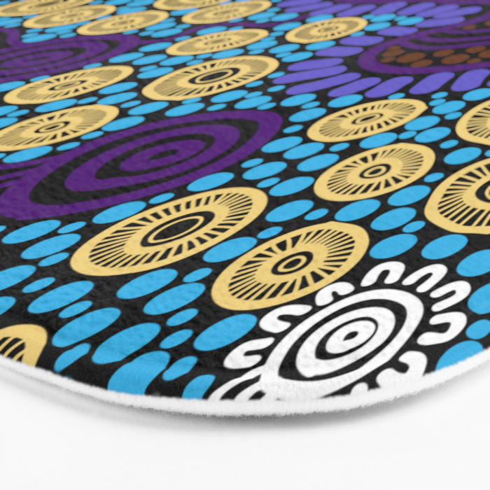 Authentic Aboriginal Art - Untitled Bath Mat Gallery Image 3