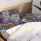 Authentic Aboriginal Art - Untitled Pillow Sham Gallery Image 2