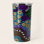 Authentic Aboriginal Art - Untitled Travel Mug Gallery Image 1