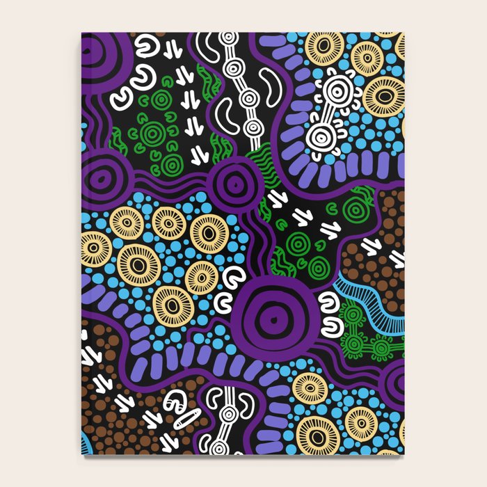 Authentic Aboriginal Art - Untitled Notebook Gallery Image 4