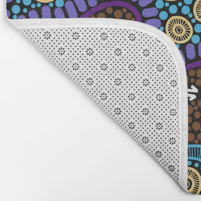 Authentic Aboriginal Art - Untitled Bath Mat Gallery Image 2
