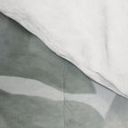 Calm Tropical Foliage Pastel Teal And Grey Comforter Gallery Image 4