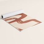 Abstract line art 128 Yoga Mat Gallery Image 2