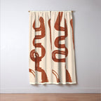 Abstract line art 128 Window Curtain Gallery Image 3