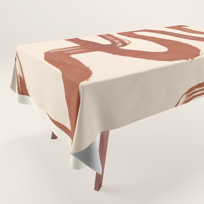Abstract line art 128 Tablecloth Gallery Image 1