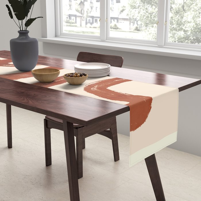 Abstract line art 128 Table Runner Gallery Image 2