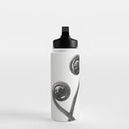 American Maiden-hair Fern fronds wonders of nature black and white photograph by Karl Blossfeldt Water Bottle Gallery Image 3