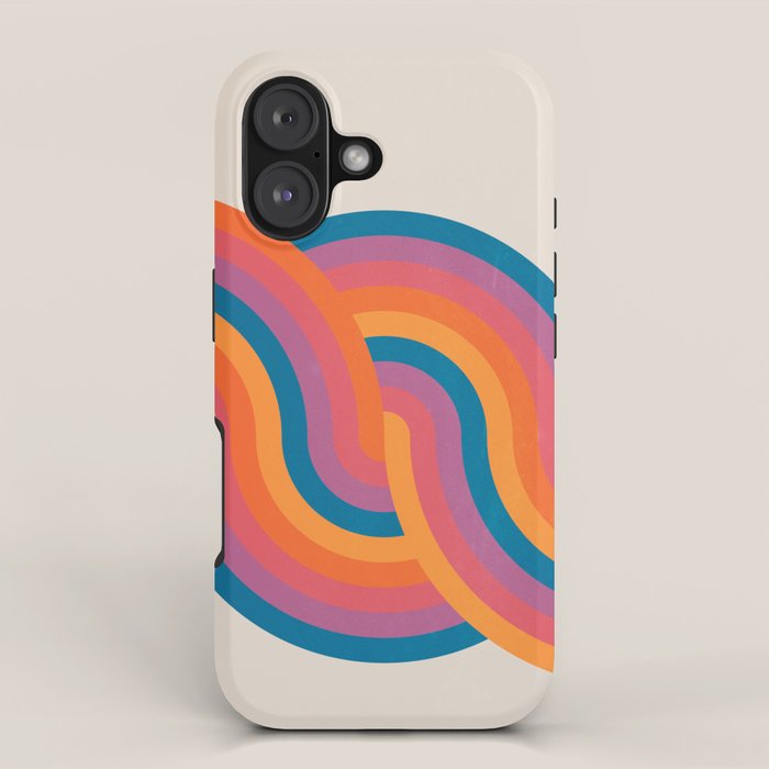 Vintage California Sun: Sacred Geometry Edition iPhone Case Gallery Image 1