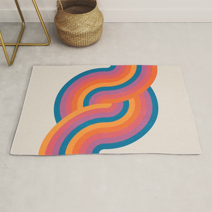 Vintage California Sun: Sacred Geometry Edition Rug Gallery Image 1