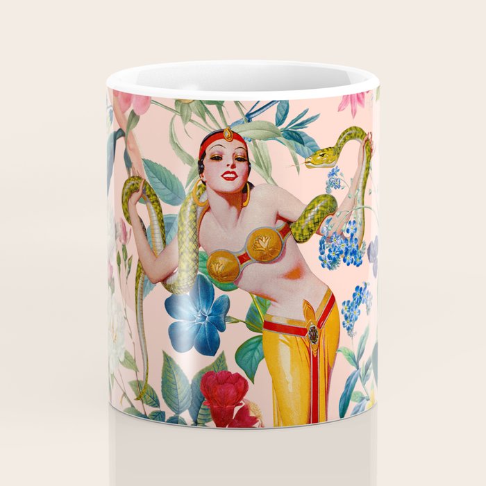 Floral and Pin-Up Girls V - II Coffee Mug Gallery Image 4