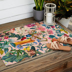 Floral and Pin-Up Girls V - II Outdoor Rug Gallery Image 2