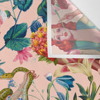 Floral and Pin-Up Girls V - II Wall Tapestry Gallery Image 3