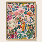 Floral and Pin-Up Girls V - II Serving Tray Gallery Image 1