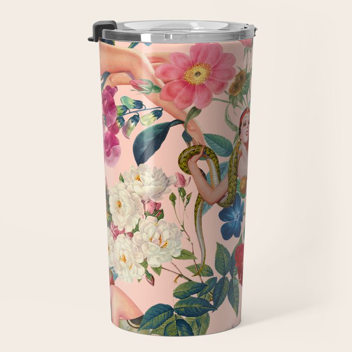 Floral and Pin-Up Girls V - II Travel Mug Gallery Image 3
