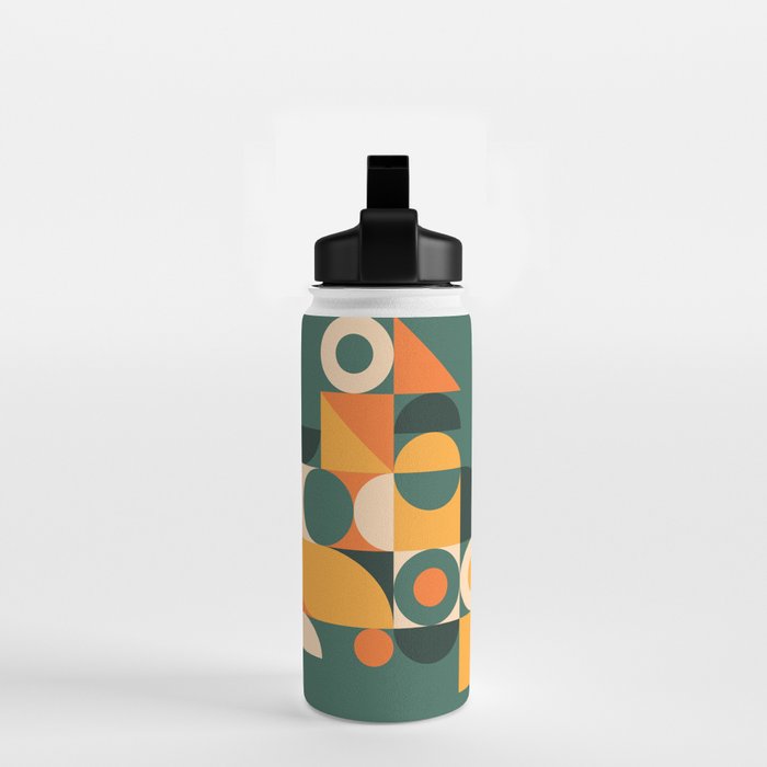 Modern Geometric 86D Water Bottle Gallery Image 2