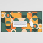 Modern Geometric 86D Desk Mat Gallery Image 1