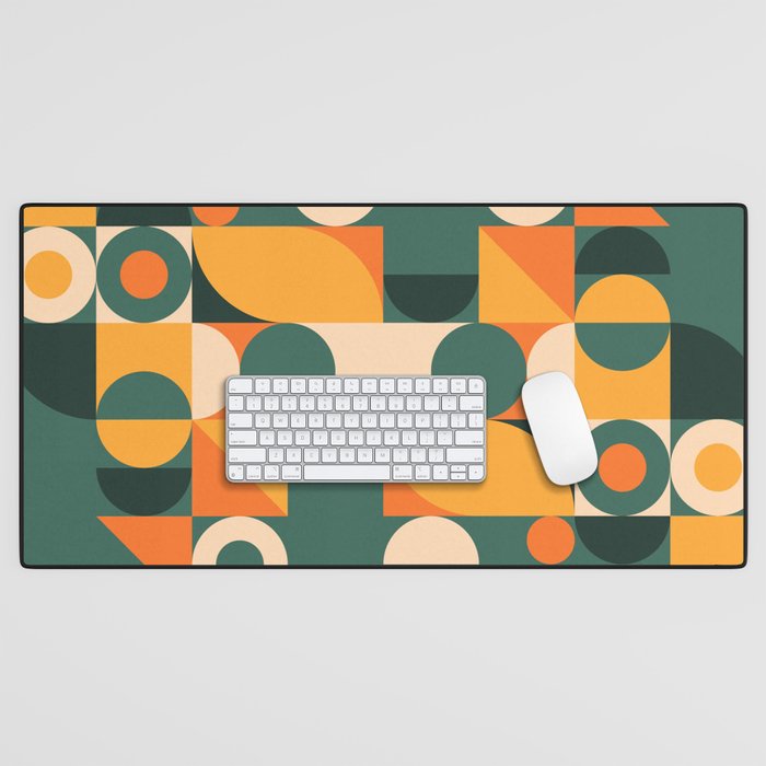 Modern Geometric 86D Desk Mat Gallery Image 1