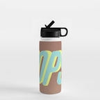 Oops Again Inspired by PANTONE 17 1230 Mocha Mousse Water Bottle Gallery Image 1
