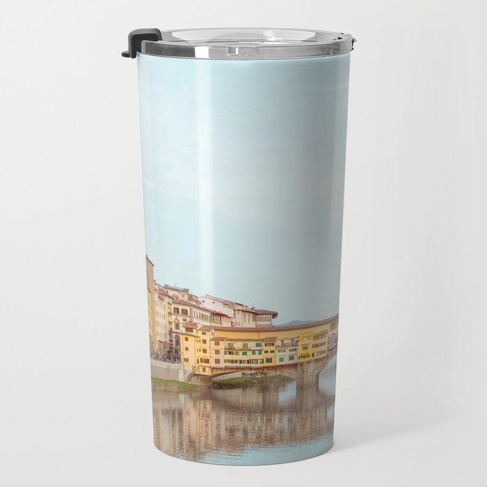 Ponte Vecchio - Florence Italy Travel Photography Travel Mug Gallery Image 3