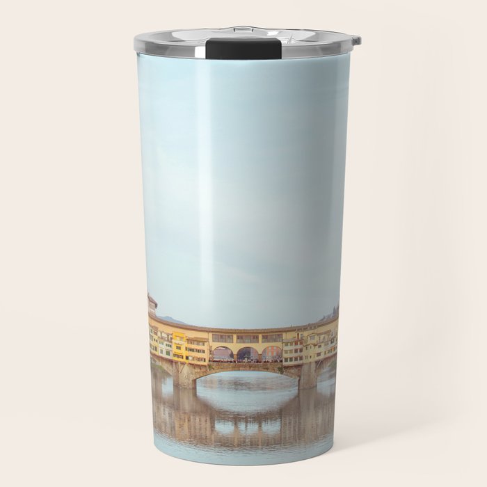 Ponte Vecchio - Florence Italy Travel Photography Travel Mug Gallery Image 1