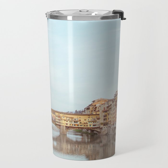 Ponte Vecchio - Florence Italy Travel Photography Travel Mug Gallery Image 2