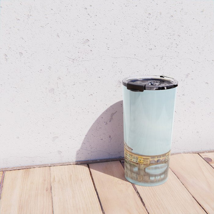 Ponte Vecchio - Florence Italy Travel Photography Travel Mug Gallery Image 4