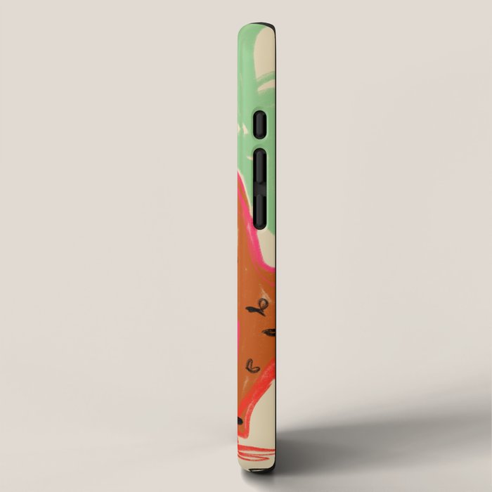 WOMAN IN A TERRACOTTA DRESS iPhone Case Gallery Image 2