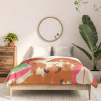 WOMAN IN A TERRACOTTA DRESS Comforter Gallery Image 3