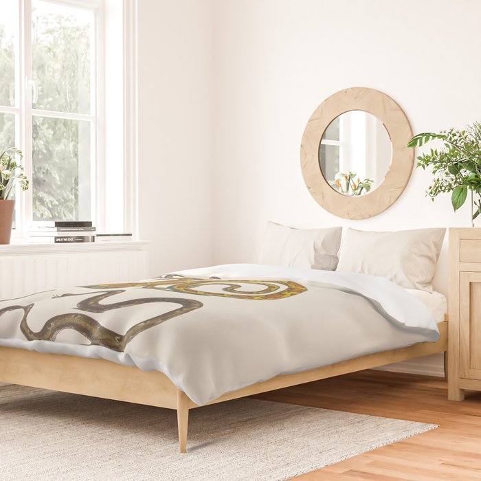 Albertus Seba Snakes Illustration  Duvet Cover Gallery Image 2