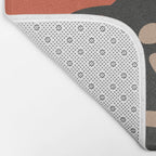 Floral Silhouette 5 Bath Mat Gallery Image 2
